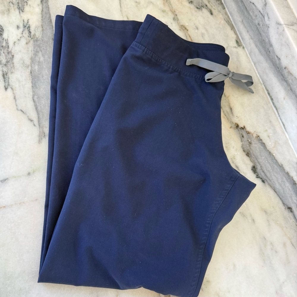 Figs Navy Blue Track Pants